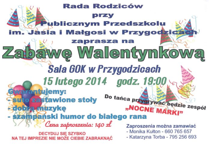zabawa walentynkowa