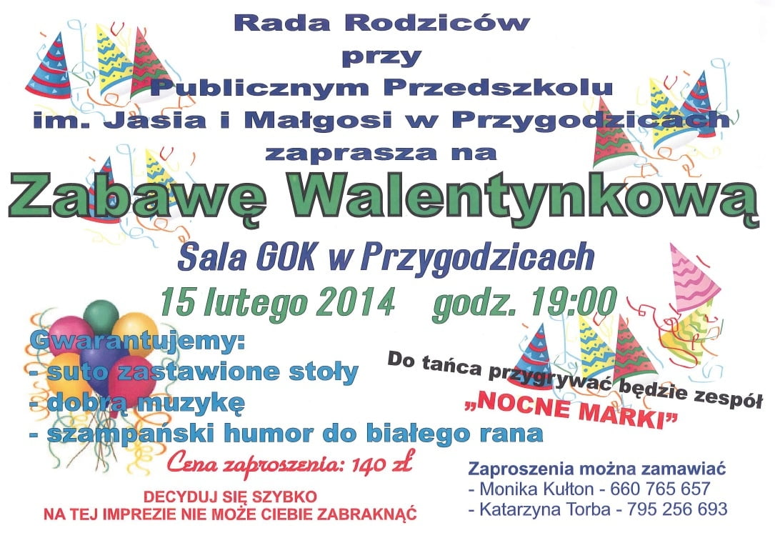 zabawa walentynkowa