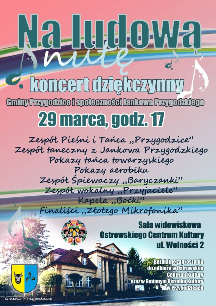 plakat koncert ock